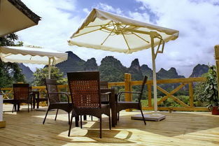 桂林漓江云霧山莊相冊 紡織品遮篷的優雅設計